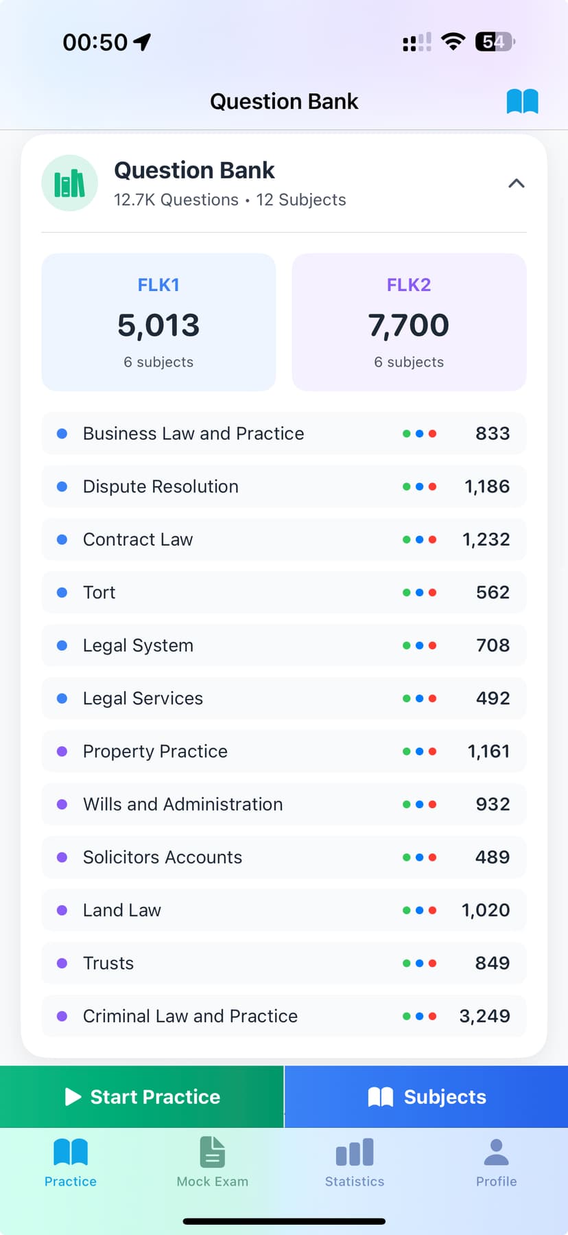 Ant Law SQE App Screenshot